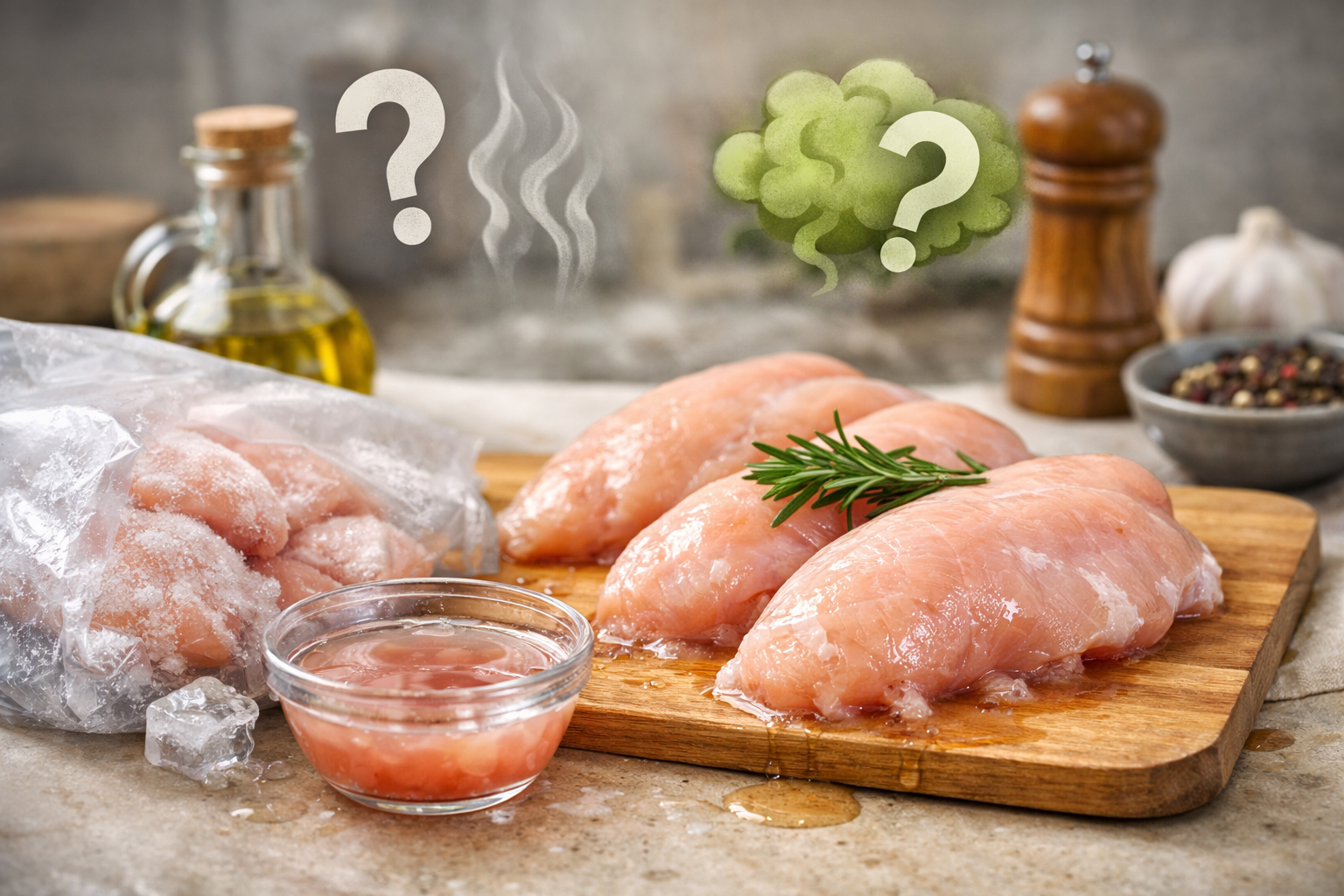 닭가슴살 해동 후 애매한 냄새가 나는 이유