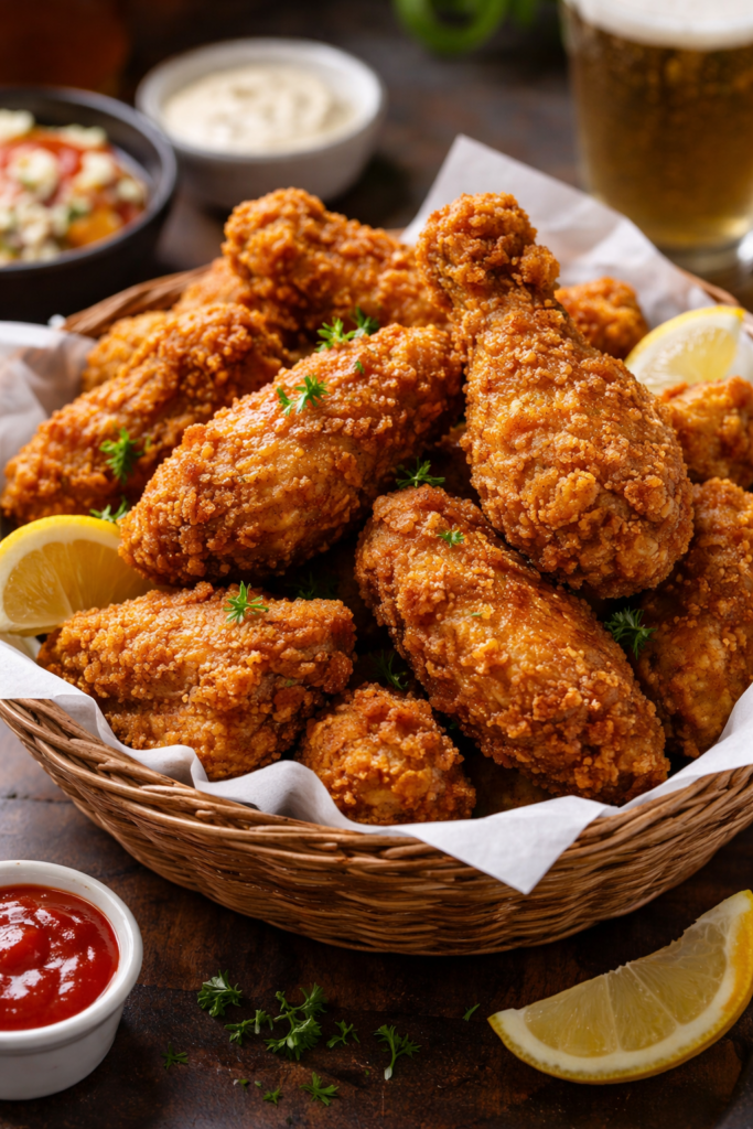 치킨 냉장 보관 전 사진