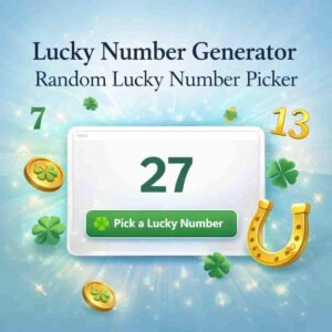 Lucky Number Generator random lucky number picker tool